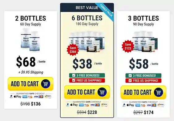 Mind Vault price